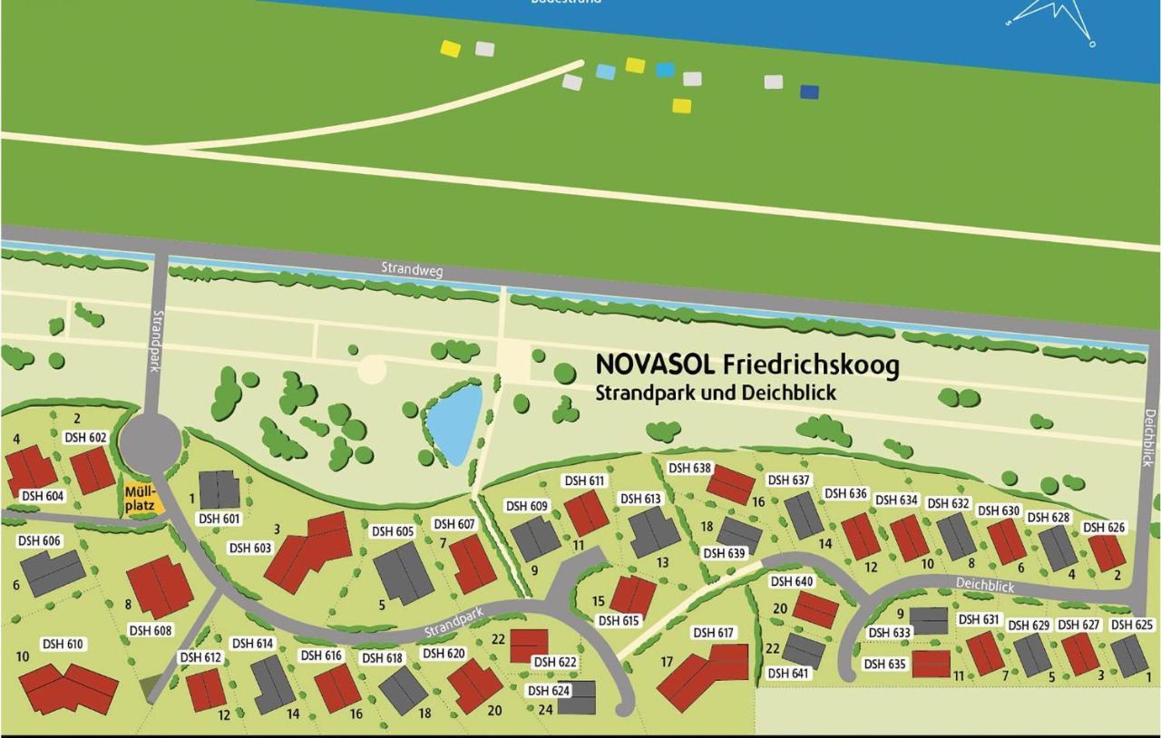 Villa Deichblick 22 - Dorf 2 Z Friedrichskoog Exterior foto